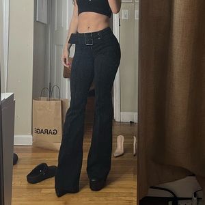 Flare black jeans